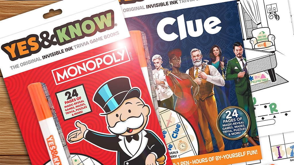 Gewinne groß mit diesen Hasbro Gesellschaftsspiel-Themen Yes & Know Büchern!