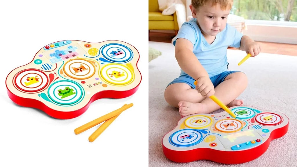 Die neuen Spielinstrumente von Hape sind auch bei voller Lautstärke unterhaltsam