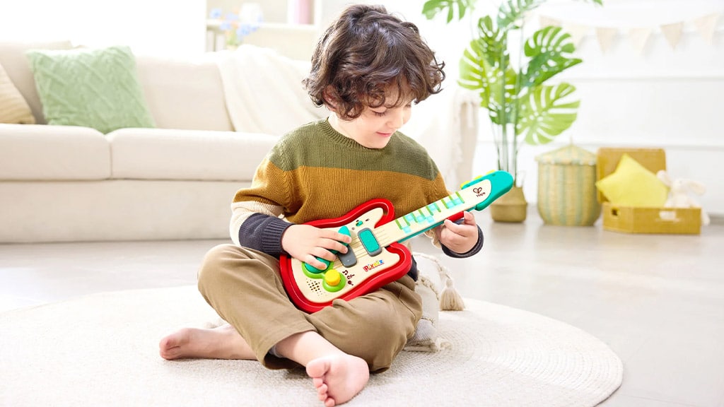 Die neuen Spielinstrumente von Hape sind auch bei voller Lautstärke unterhaltsam