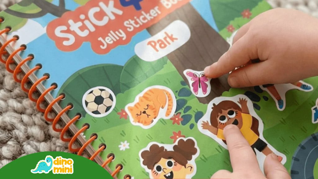 Dinomini Publishing - Stick4Ever Gelly Sticker Bücher