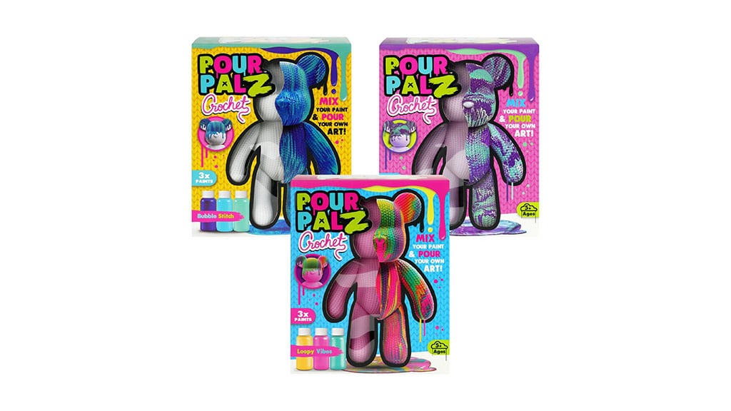 ToyMonster Pour Palz gehäkelter Plüschbär