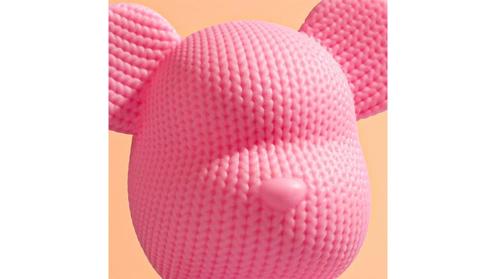 ToyMonster Pour Palz gehäkelter Plüschbär
