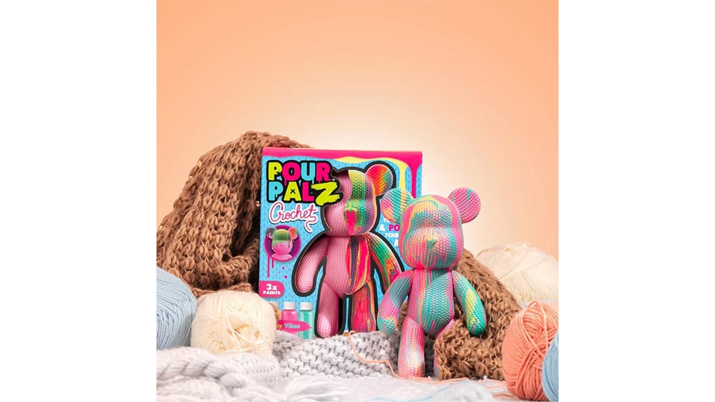 ToyMonster Pour Palz gehäkelter Plüschbär