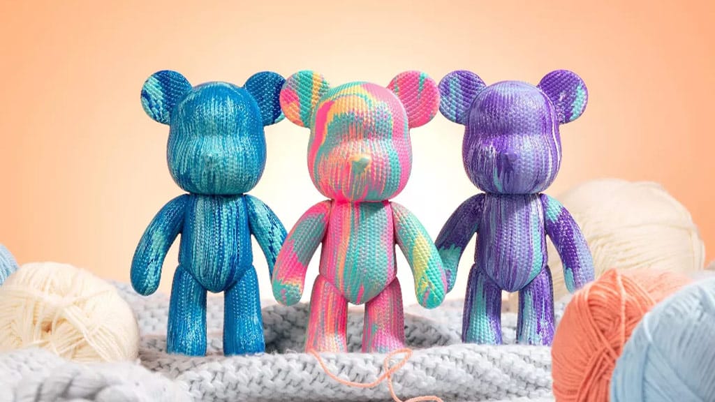 ToyMonster Pour Palz gehäkelter Plüschbär