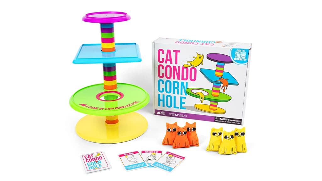 Explodierende Katzen – Catapult-Wurfspiel