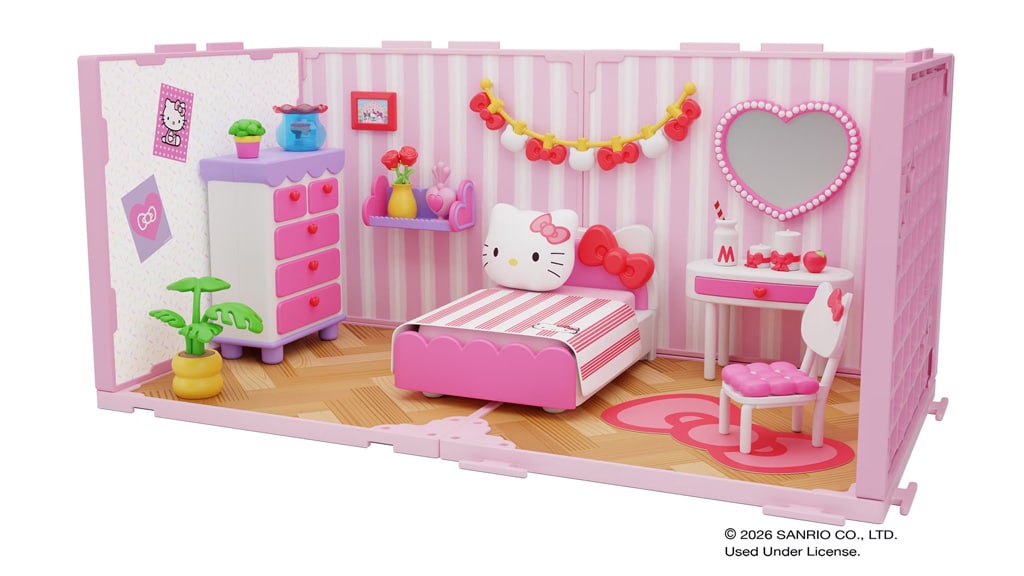 Goliath Sanrio hat die süße Hello Kitty Spielzeugfigur Zubehörkollektion vorgestellt