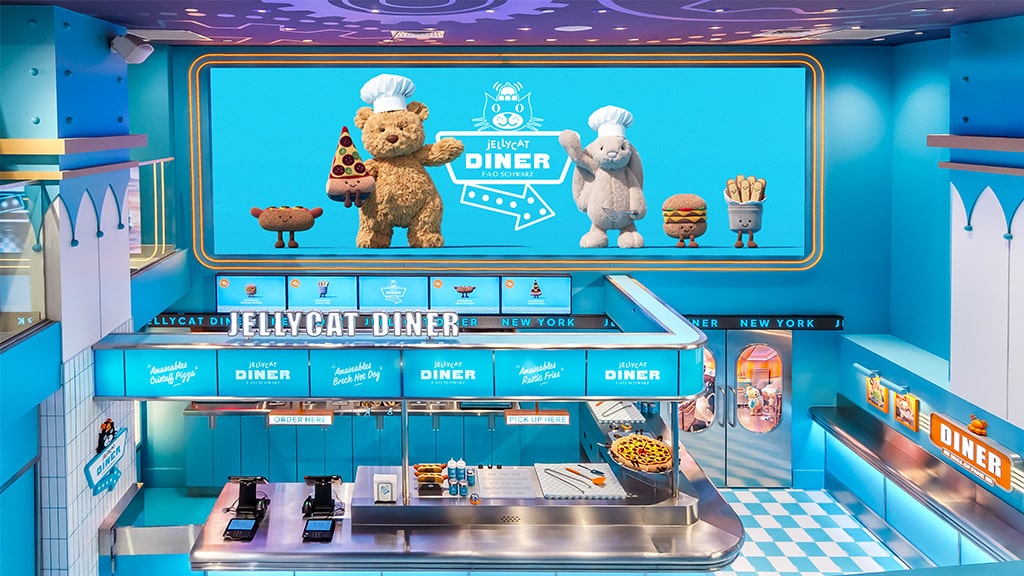 Das Jellycat Diner präsentiert eine neue Plüschfigur mit Speisekarte