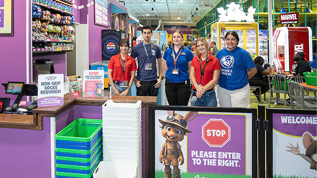 Super Abenteuer warten in der Welt von Chuck E. Cheese