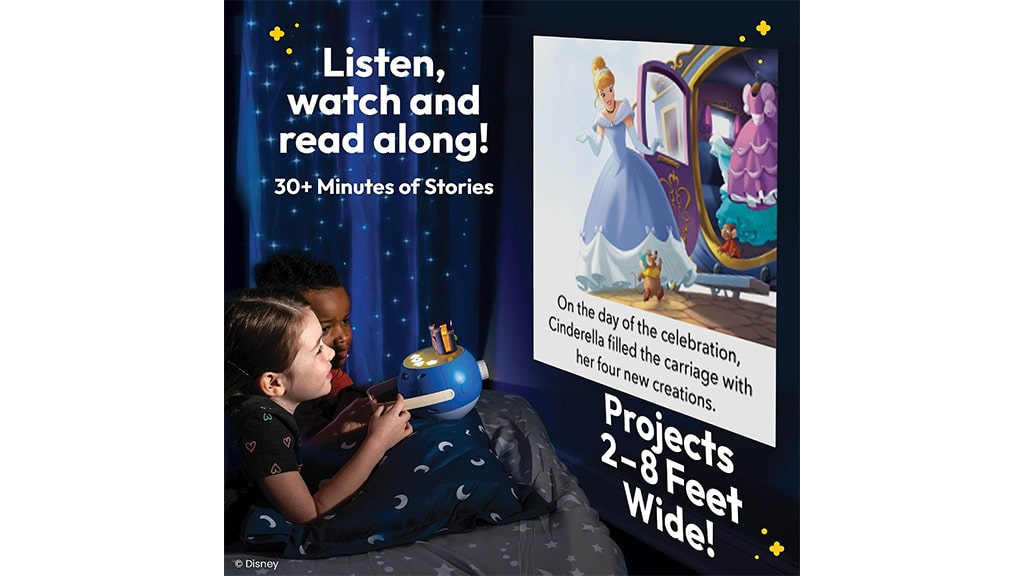 Erlebe den Zauber der Disney-Prinzessinnen mit der neuen Luna Erzählprojektorfigur!