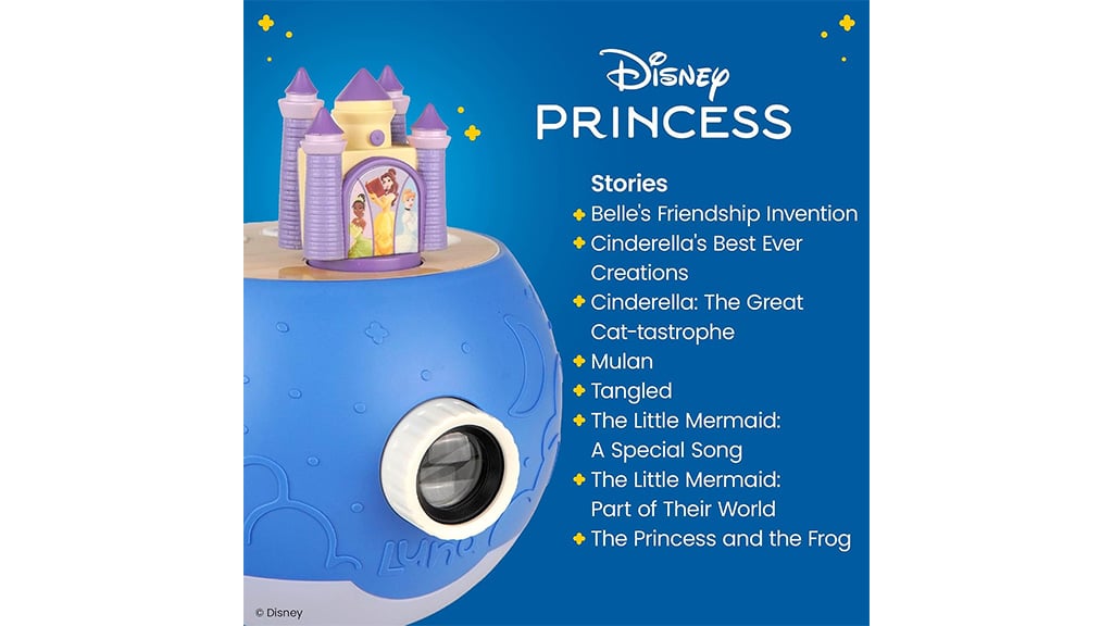 Erlebe den Zauber der Disney-Prinzessinnen mit der neuen Luna Erzählprojektorfigur!