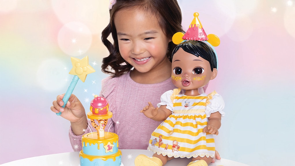 JAKKS Pacific Disney Darlings Magische Geburtstagsüberraschungen Winnie Puuh