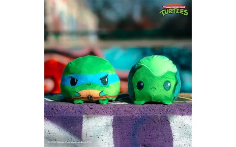 Aus den TeeTurtle-Plüschfiguren der Teenage Mutant Ninja Turtles strömt nur so die Niedlichkeit