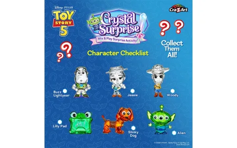 Cra-Z-Art Disney Crystal Surprise Toy Story 5er-Überraschungspack