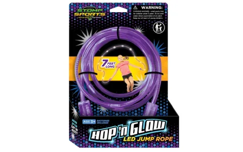 Der neue Hop ‘N Glow Leuchtende Springseil von Stomp Rocket bringt jederzeit Spaß ins Spiel