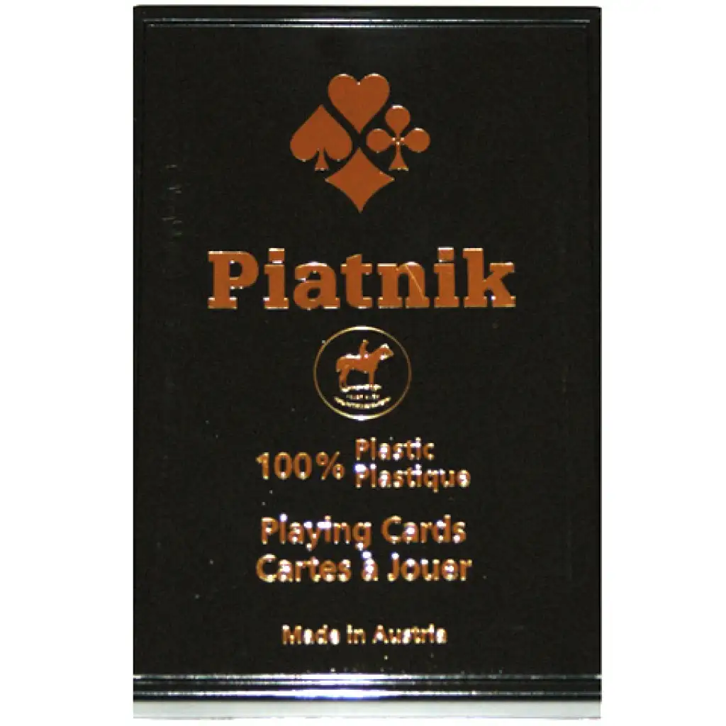 100% Kunststoff Rommé-Karten 1*55 Blatt - Piatnik Bild 1