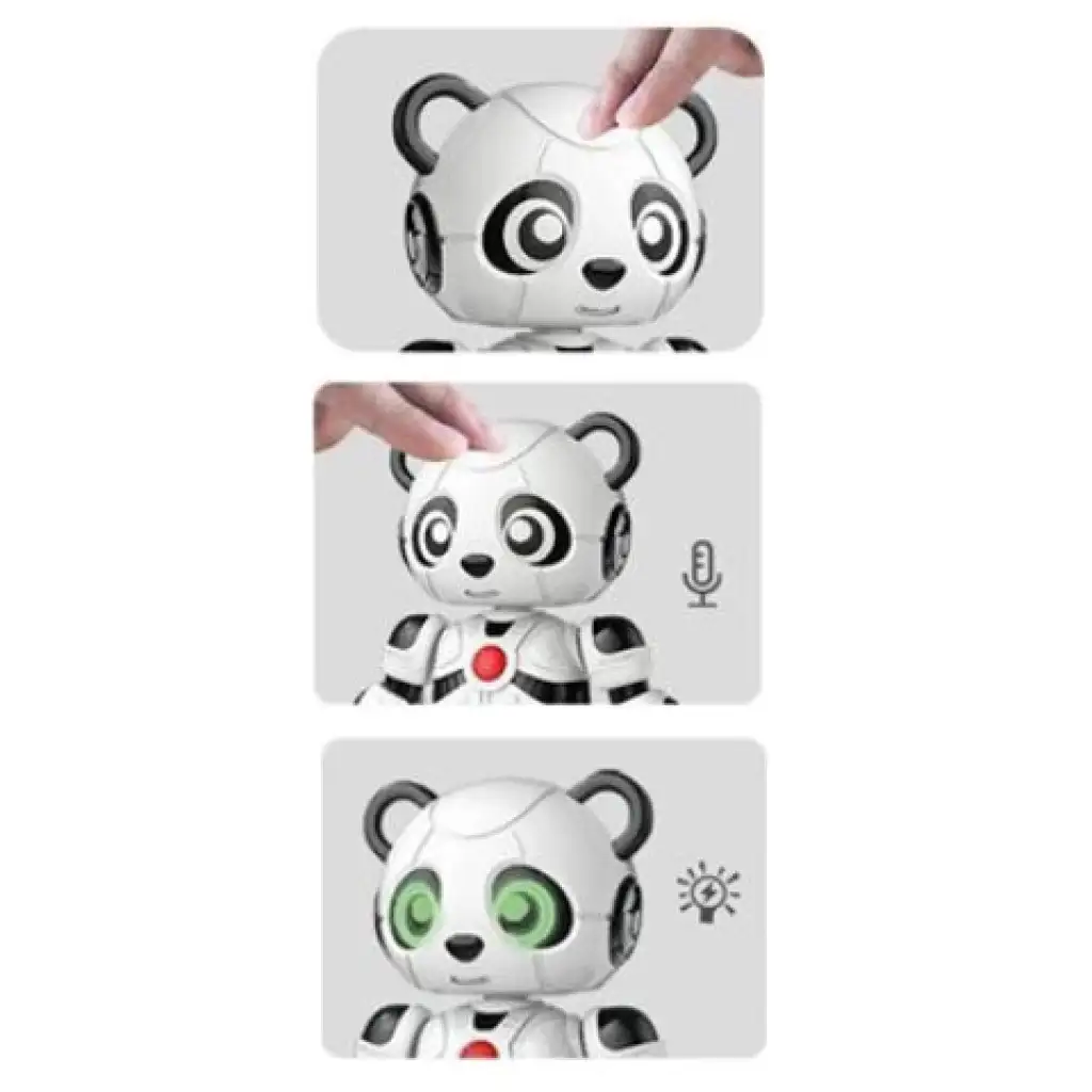 11, der Roboter-Panda-Freund mit Licht und Ton, Metallrahmen Bild 3