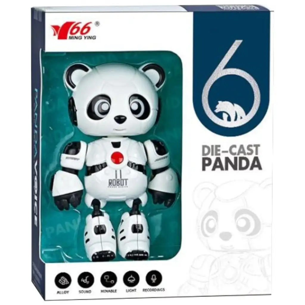 11, der Roboter-Panda-Freund mit Licht und Ton, Metallrahmen Bild 1