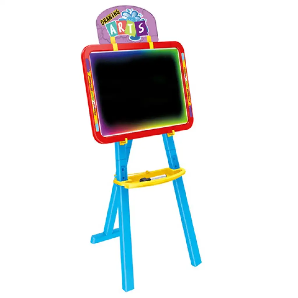 3-in-1 doppelseitige Zeichentafel in Blau 40x6x59cm Bild 3