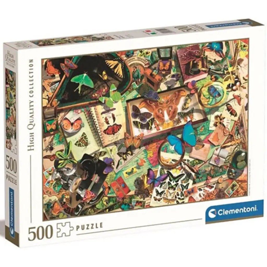 Schmetterlingssammler HQC 500-teiliges Puzzle - Clementoni Bild 1
