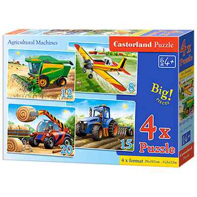 Bunte Zahlen Holzform-Puzzle 30x22cm Bild 1