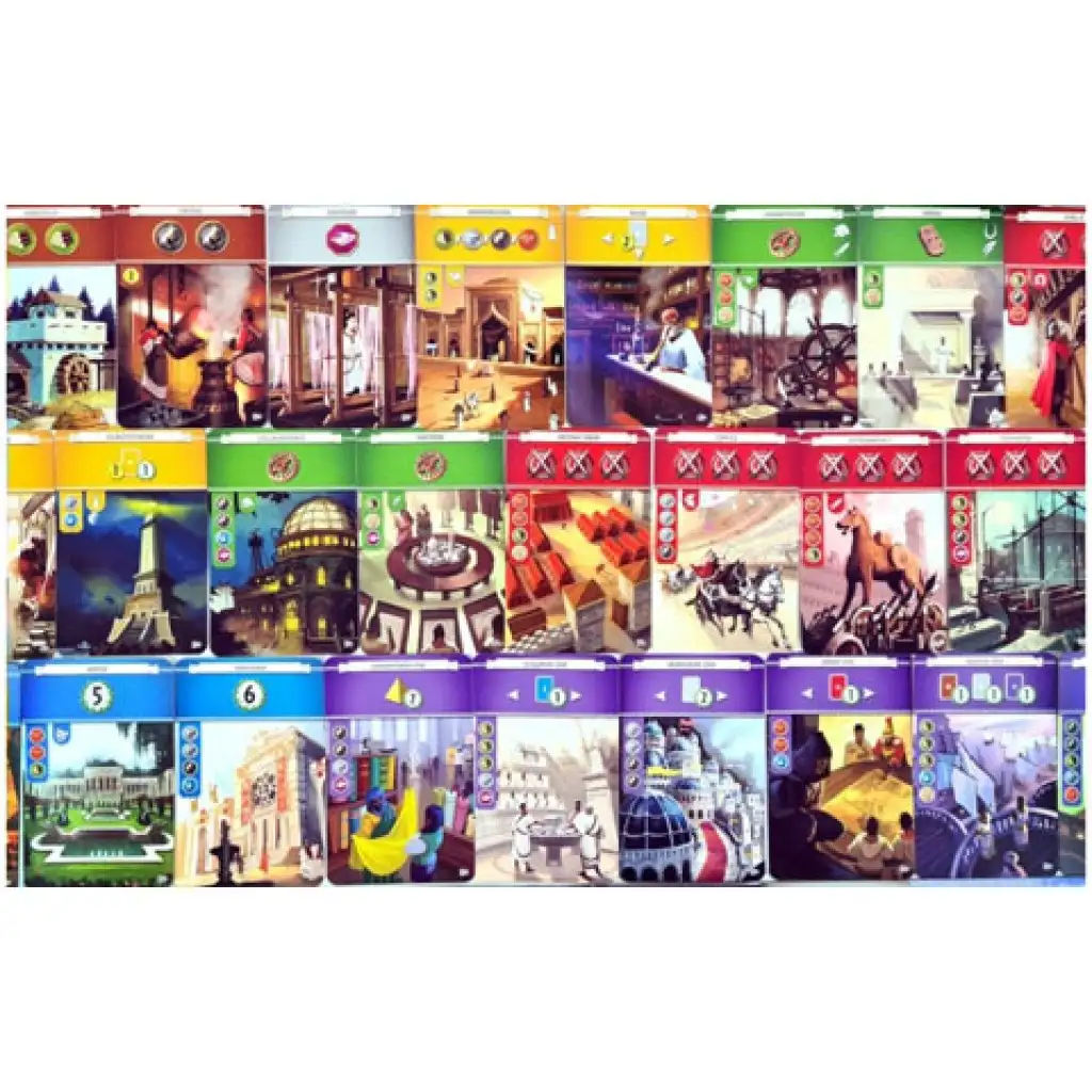 7 Wunder strategisches Brettspiel Bild 3