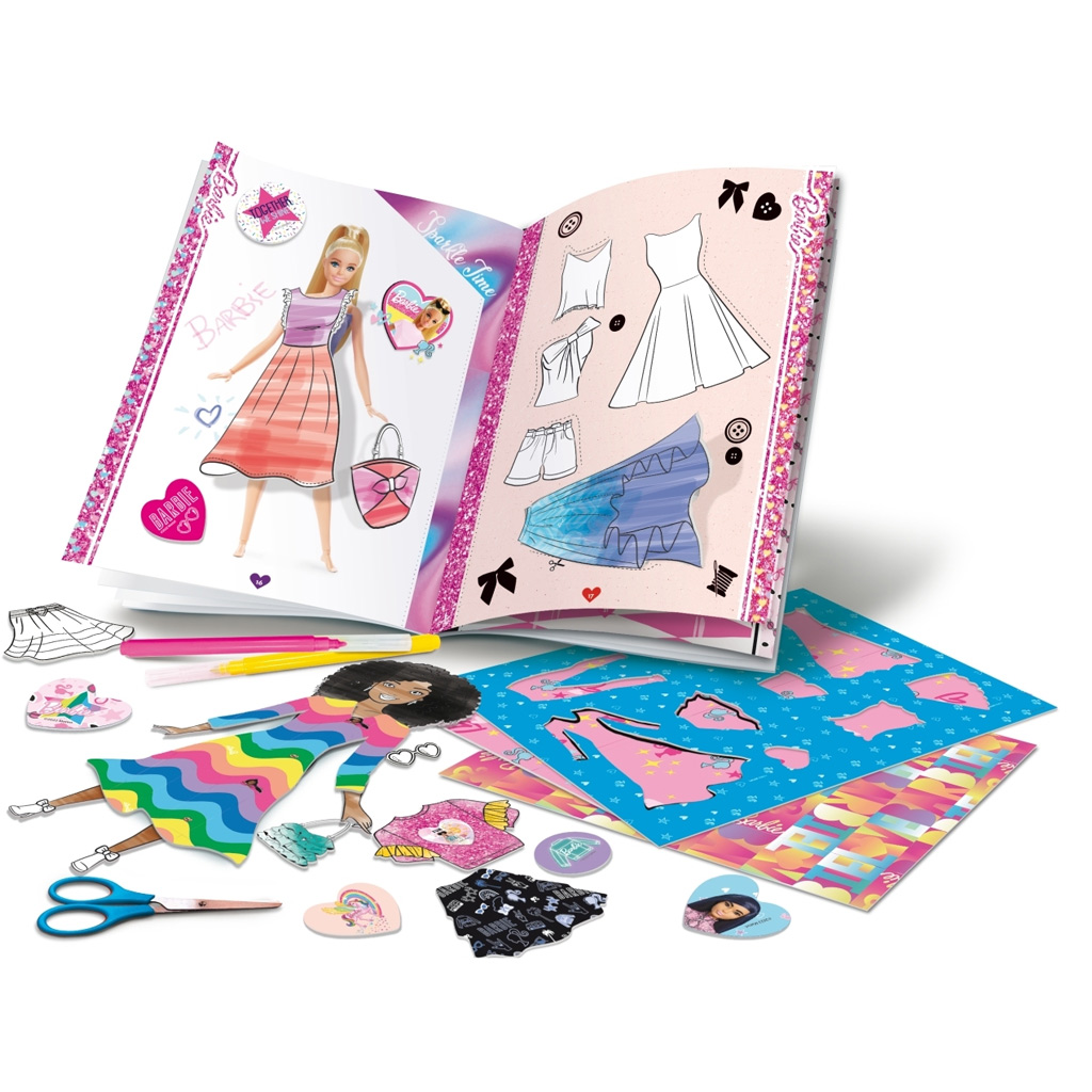 Barbie modischer Rucksack zum Ausmalen - Lisciani Bild 2