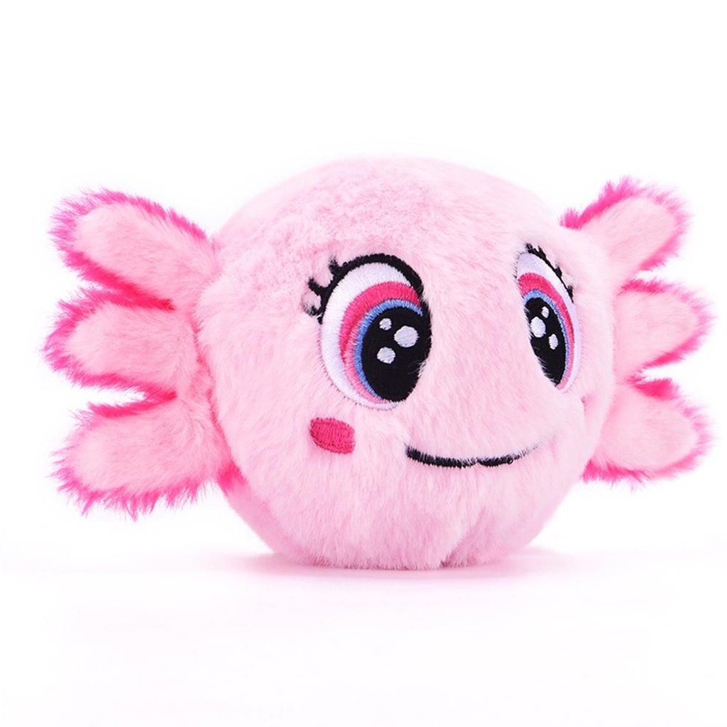 Bouncibles: Hüpfender Plüschball - Bubbles, der rosa Axolotl Bild 2