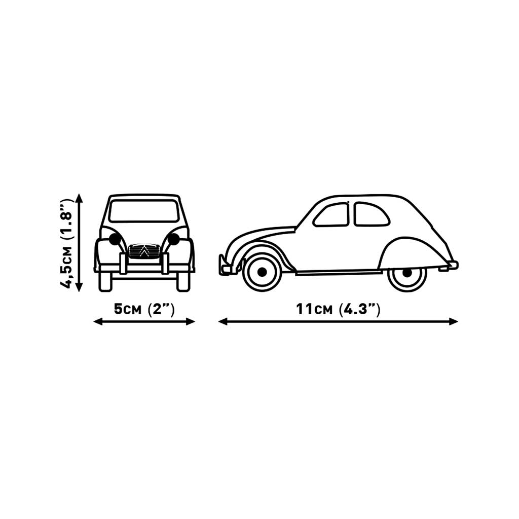 COBI: Citroën Type H Autotransporter & 2CV Type AZ Auto-Bauset (24627) Bild 5
