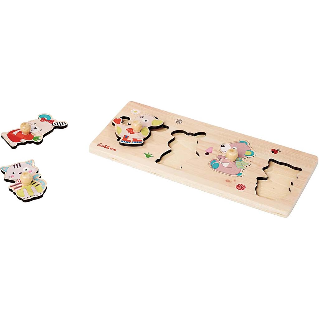 Eichhorn: Holzpuzzle "Niedliche Freunde" - Simba Toys Bild 1