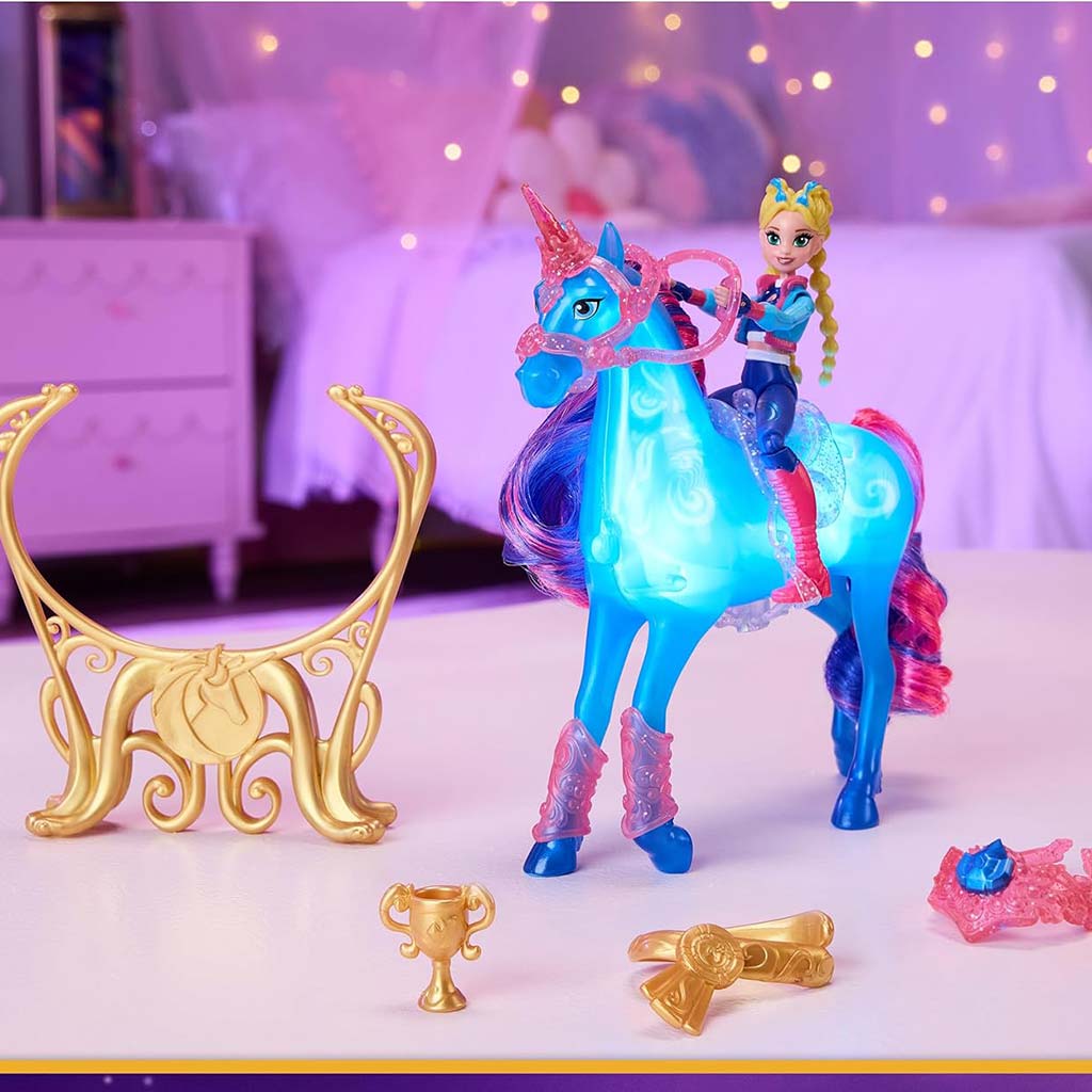 Einhorn-Akademie: Leuchtendes Einhorn River mit Zubehör - Spin Master Bild 3