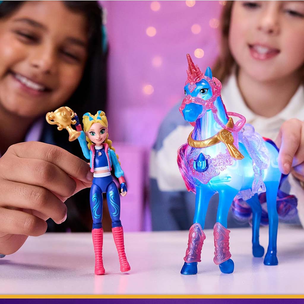 Einhorn-Akademie: Leuchtendes Einhorn River mit Zubehör - Spin Master Bild 4
