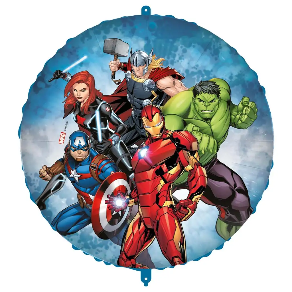 Geburtstags-Folienballon – Avengers-Muster 46cm