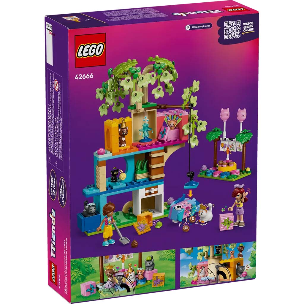 LEGO® Friends: Katzen-Geburtstagsparty und Baumhaus für Katzen (42666) Bild 2