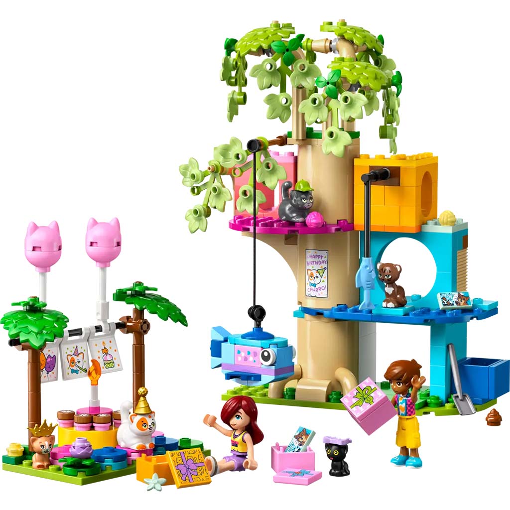 LEGO® Friends: Katzen-Geburtstagsparty und Baumhaus für Katzen (42666) Bild 3
