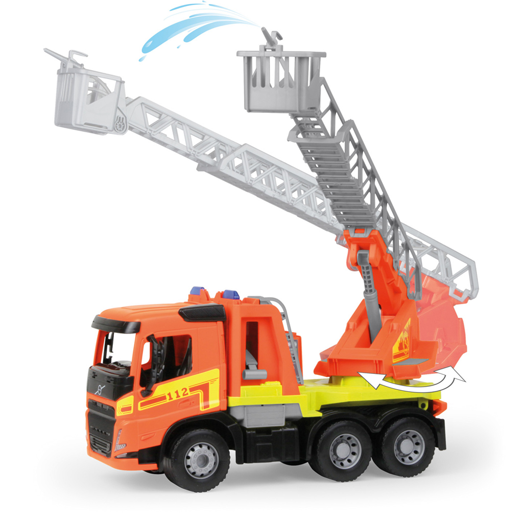 LENA: Worxx Volvo FMX Feuerwehr mit Leiter, im Karton, 48 cm Bild 2