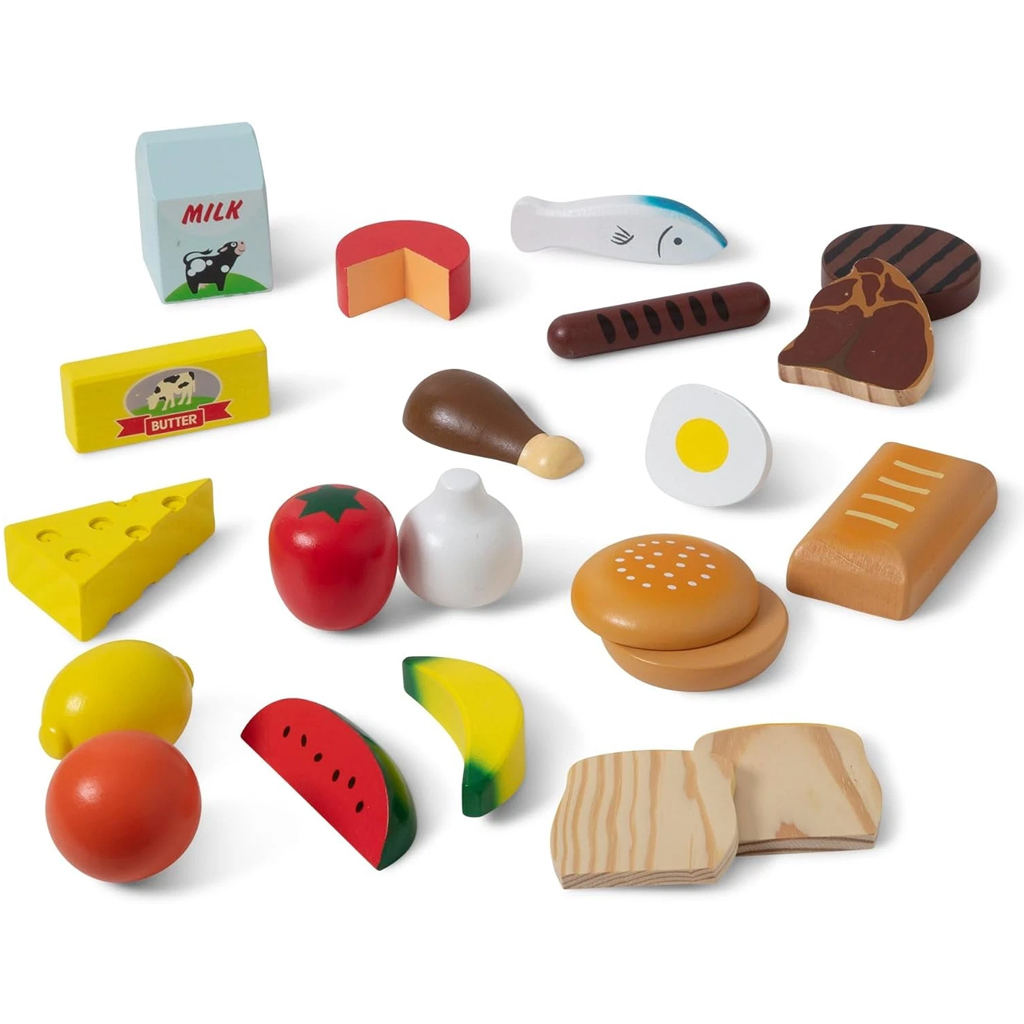 Melissa & Doug: Lebensmittel in Kisten Holzspielset - Spin Master Bild 2