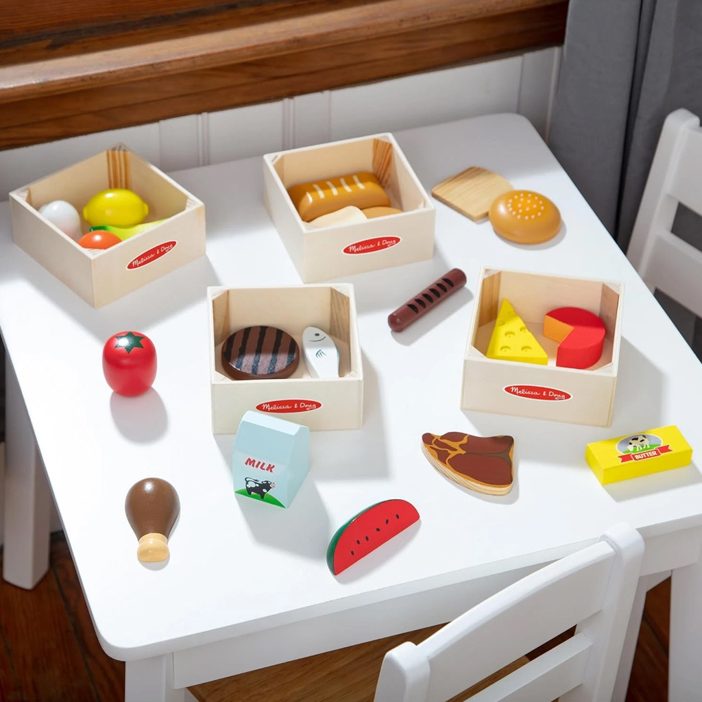Melissa & Doug: Lebensmittel in Kisten Holzspielset - Spin Master Bild 5