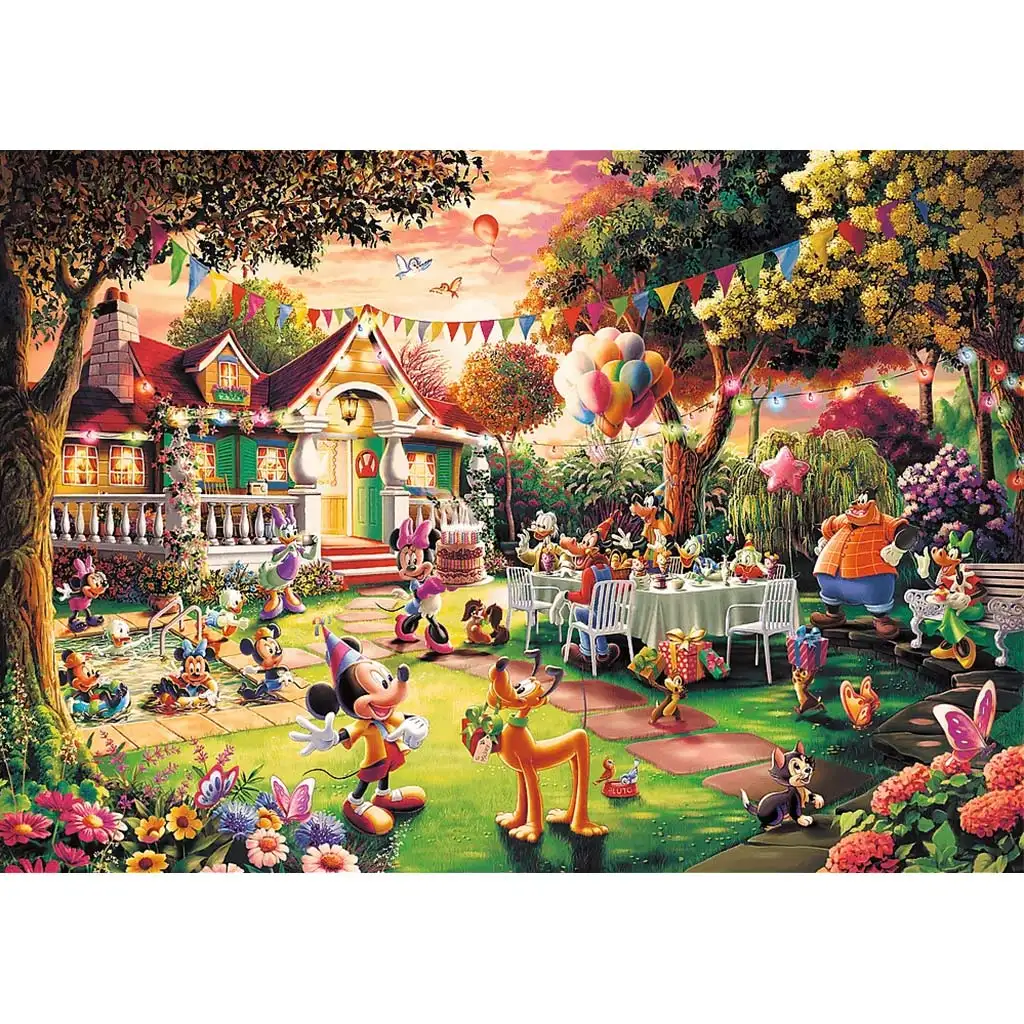 Micky Maus Geburtstags-Party 1000-teiliges Premium Plus Puzzle – Trefl Bild 2