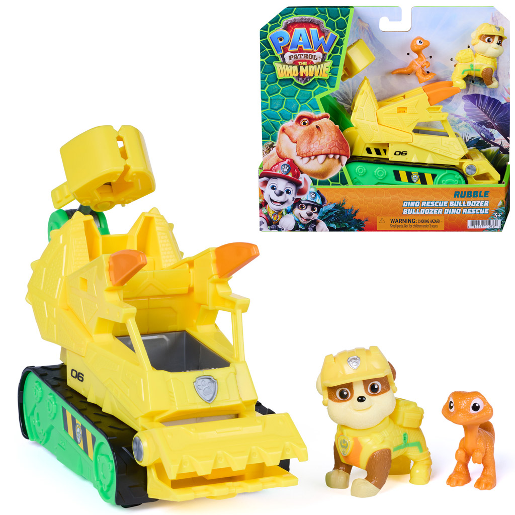 Paw Patrol – Der Dino-Film: Rubbles Fahrzeug – Spin Master Bild 1