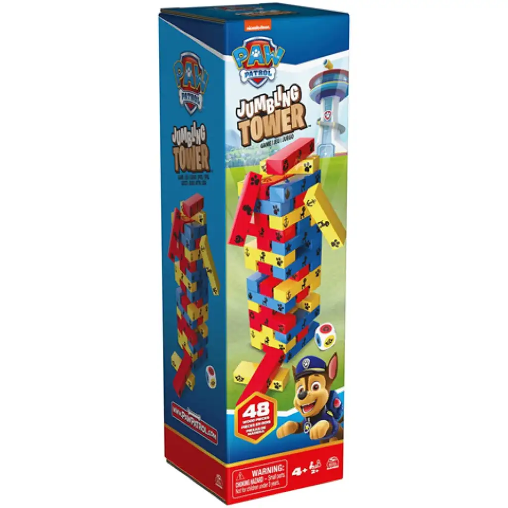Paw Patrol: Buntes Turmbauspiel Jenga - Spin Master Bild 1