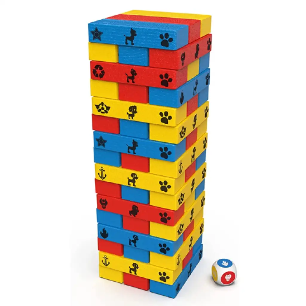 Paw Patrol: Buntes Turmbauspiel Jenga - Spin Master Bild 2