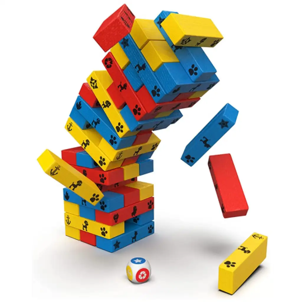 Paw Patrol: Buntes Turmbauspiel Jenga - Spin Master Bild 3