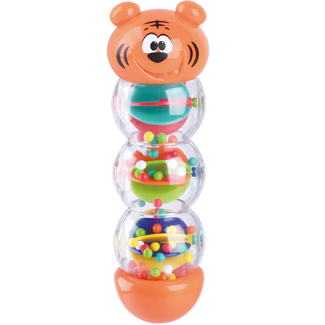 Playgo: Fröhliche kleine Tiger-Babyrassel Bild 1