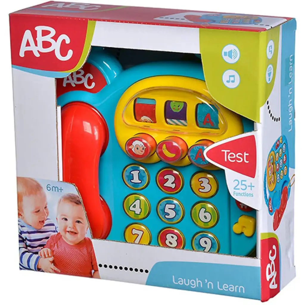 ABC bunter Telefon mit Licht- und Toneffekten - Simba Toys Bild 3