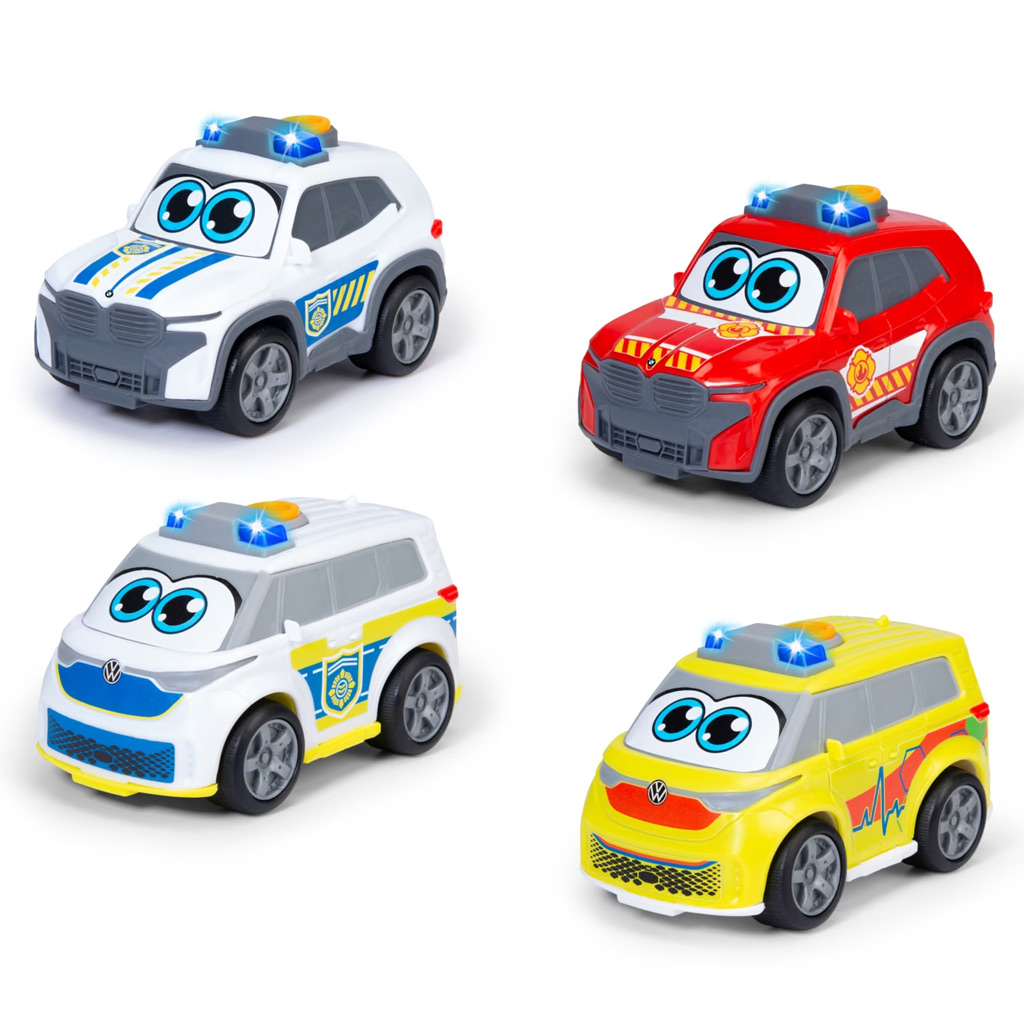 ABC Emergency Team Spielzeugauto mit Licht und Sound, verschiedene Varianten, 1 Stück - Dickie Toys Bild 2