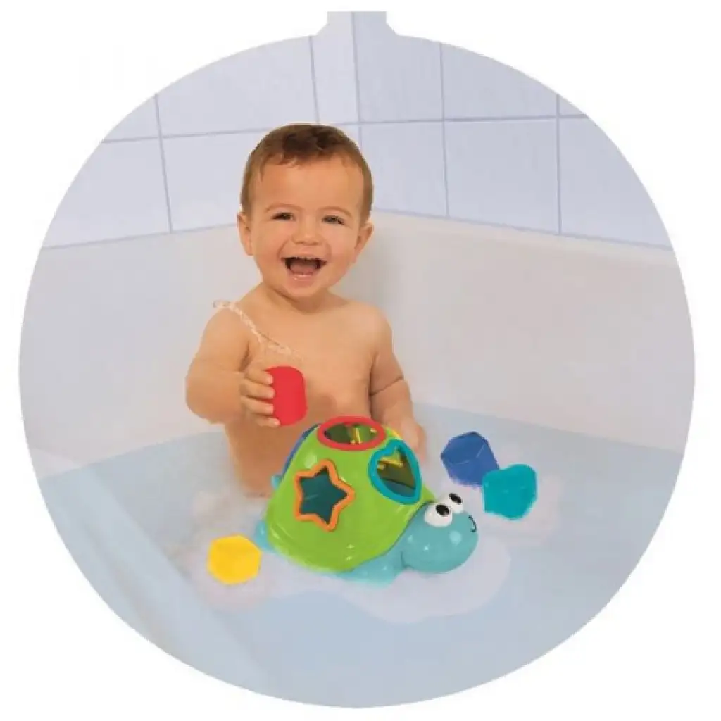 ABC schwimmende Schildkröte mit Formensortierwürfeln - Simba Toys Bild 3