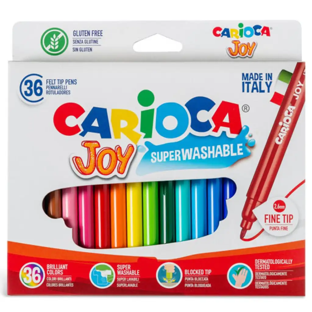 Abwaschbares Filzstift-Set 36 Stück - Carioca Bild 2