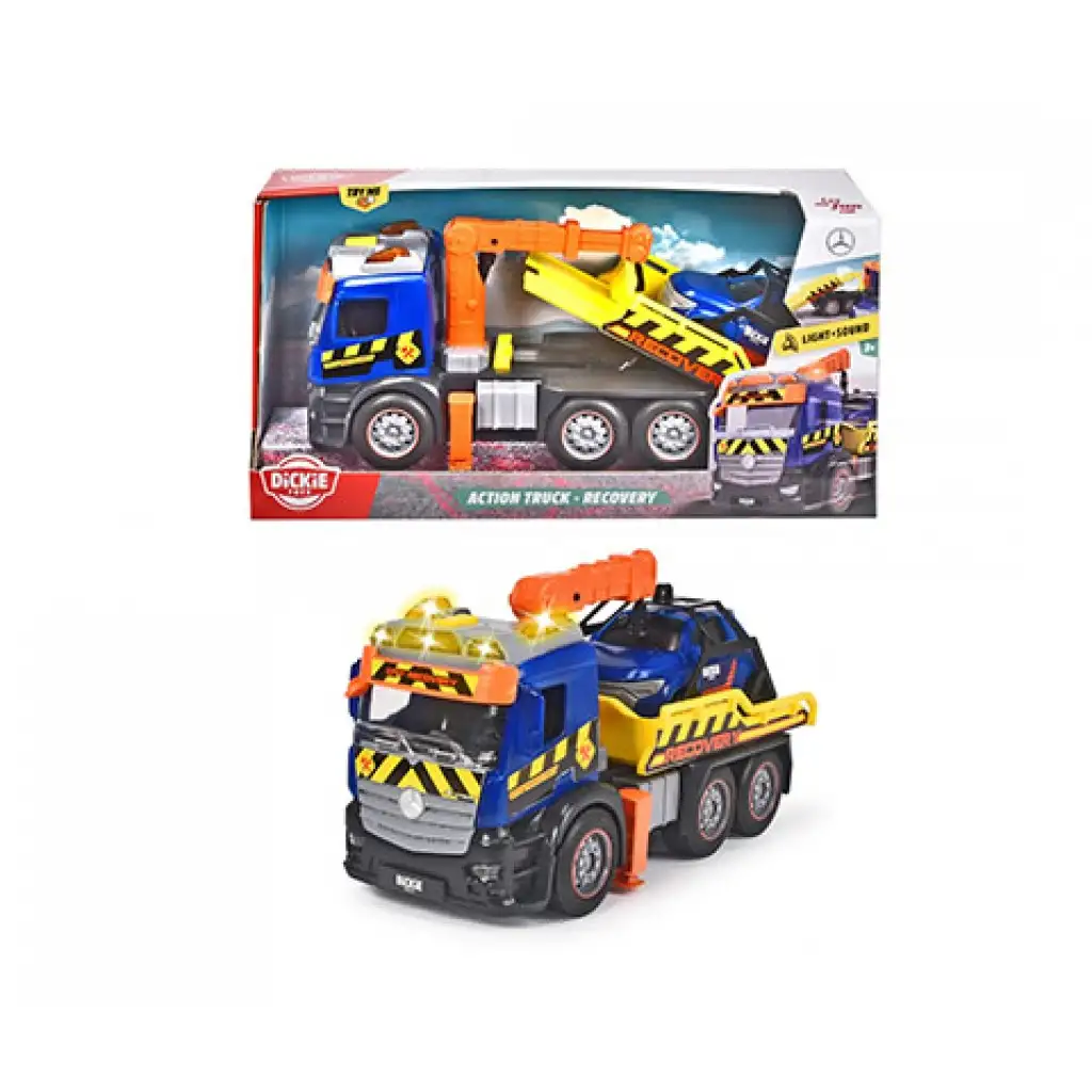 Action Truck Abschleppwagen mit Licht und Sound 26cm - Dickie Toys Bild 1