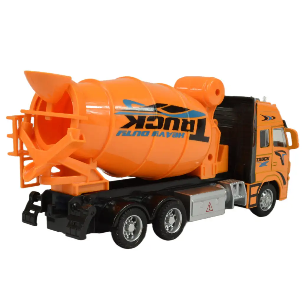 Alloy Car: Schwungrad-Betonmischer-LKW mit Licht und Ton in zwei Varianten 19cm 1 Stück Bild 10