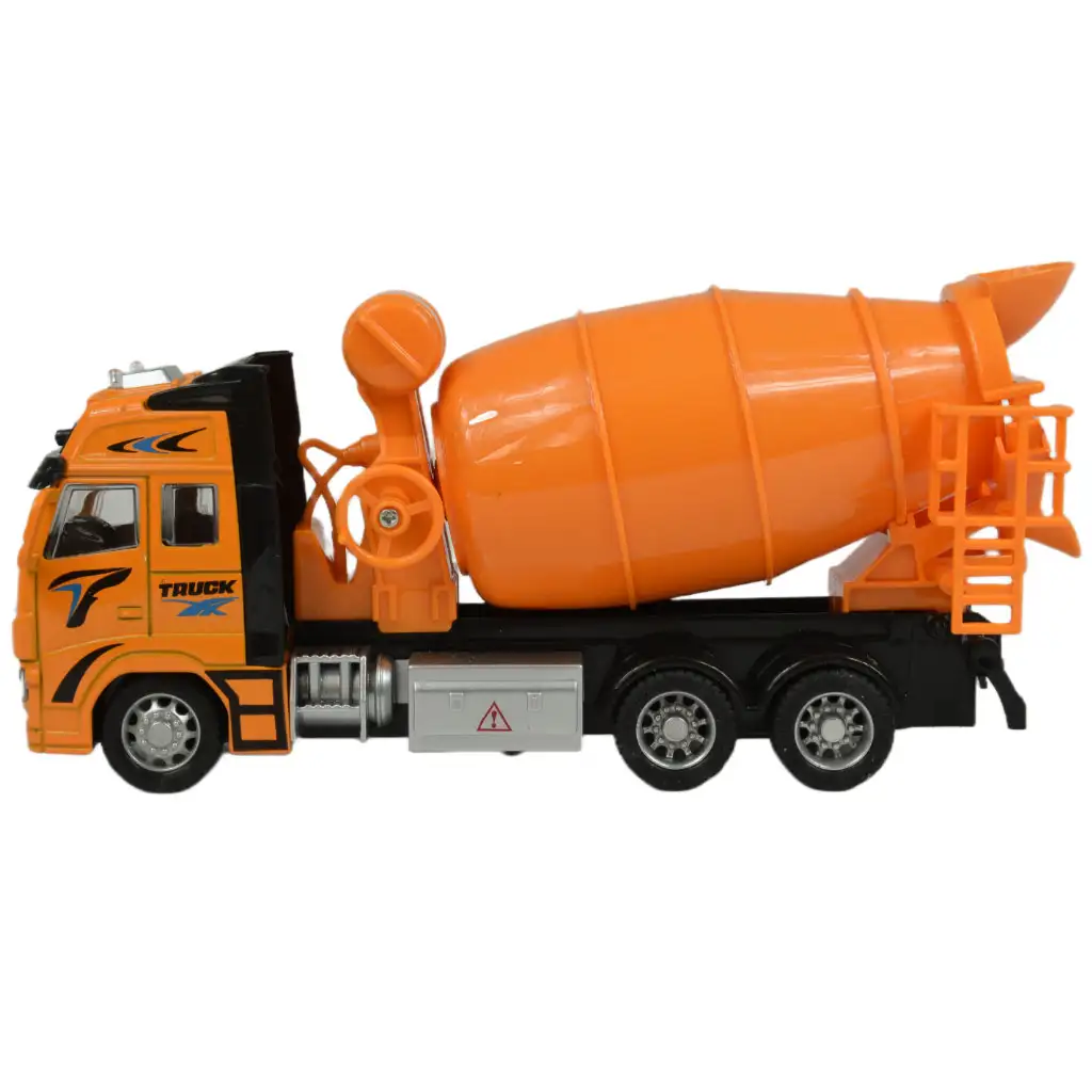 Alloy Car: Schwungrad-Betonmischer-LKW mit Licht und Ton in zwei Varianten 19cm 1 Stück Bild 8